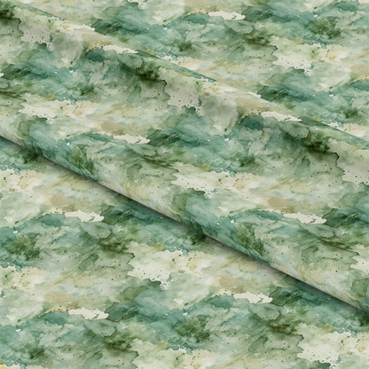Watercolor Camouflage Grunge Pattern 13 Quilting Cotton Fabric