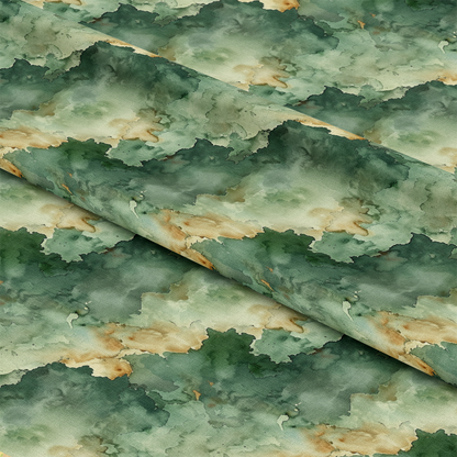 Watercolor Camouflage Grunge Pattern 20 Quilting Cotton Fabric