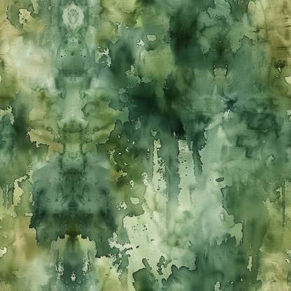 Sage Ink Wash Pattern 7 Minky Fabric