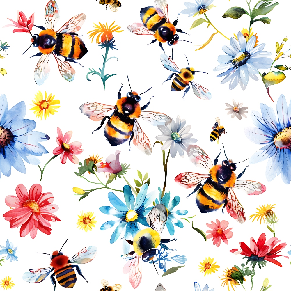 Honey Meadow Pattern 13 Minky Fabric