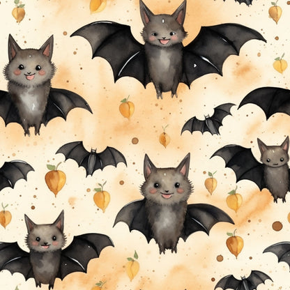 Spooky Pumpkin Patch Pattern 14 Minky Fabric