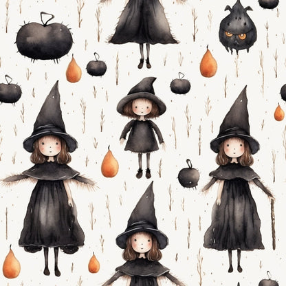 Spooky Pumpkin Patch Pattern 20 Minky Fabric
