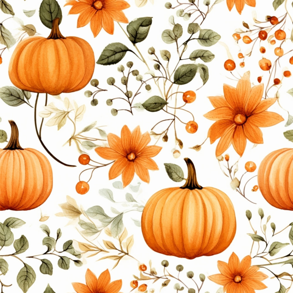 Spooky Pumpkin Patch Pattern 4 Minky Fabric
