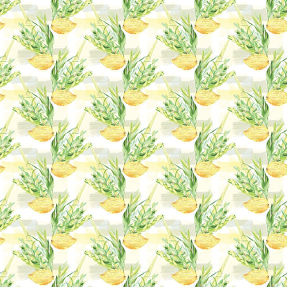 Lulav and Etrog Pattern 10 Minky Fabric