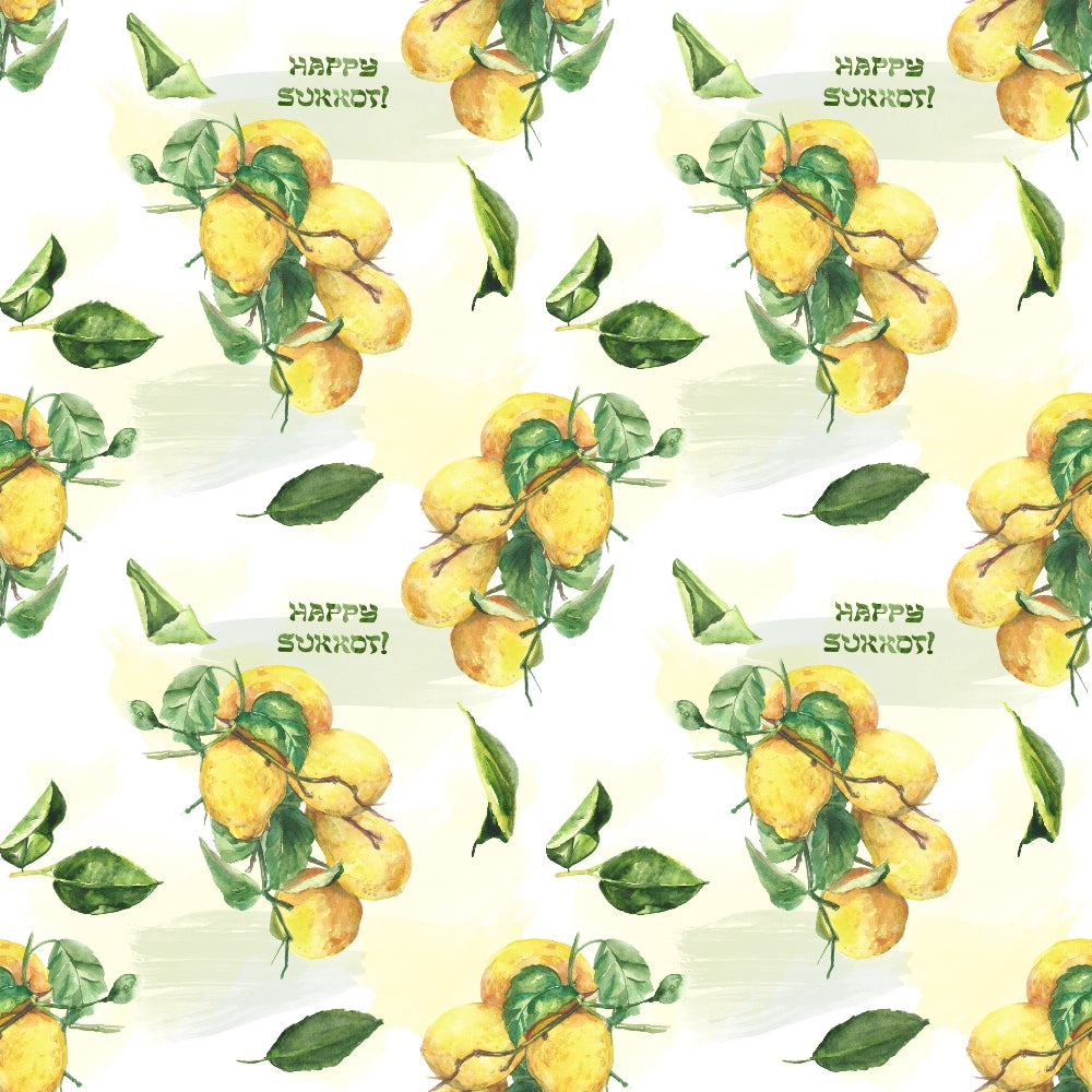 Lulav and Etrog Pattern 13 Minky Fabric