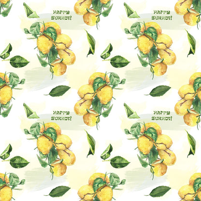Lulav and Etrog Pattern 13 Minky Fabric