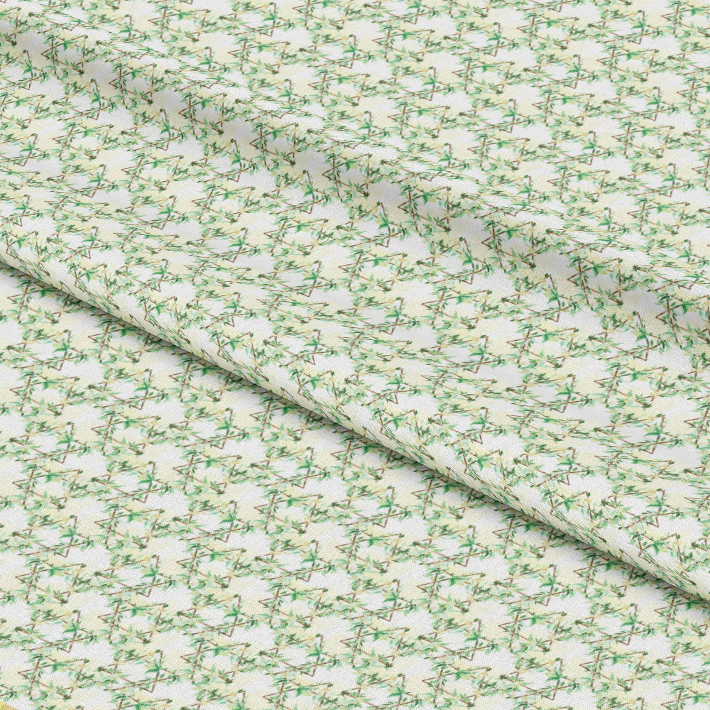 Watercolor Happy Sukkot Pattern 5 Quilting Cotton Fabric