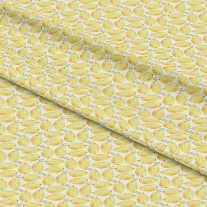 Watercolor Happy Sukkot Pattern 6 Quilting Cotton Fabric