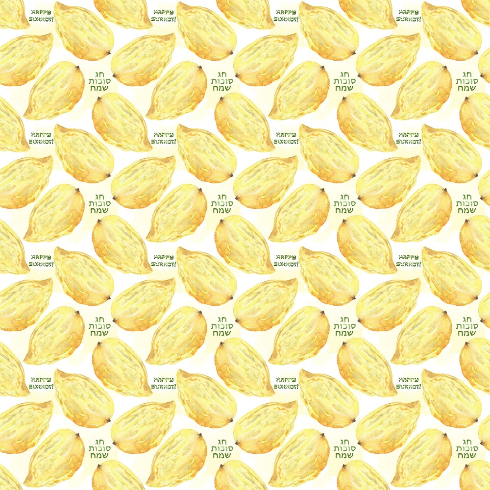 Lulav and Etrog Pattern 6 Minky Fabric