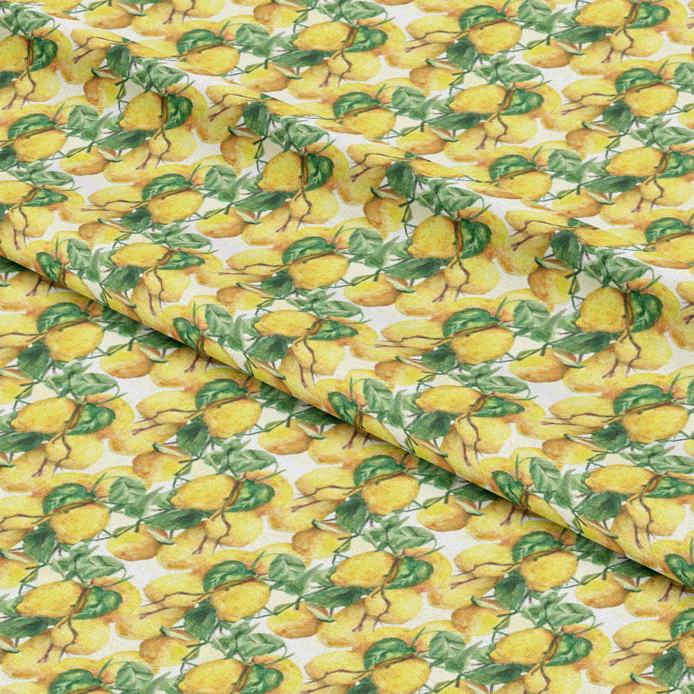 Watercolor Happy Sukkot Pattern 7 Quilting Cotton Fabric