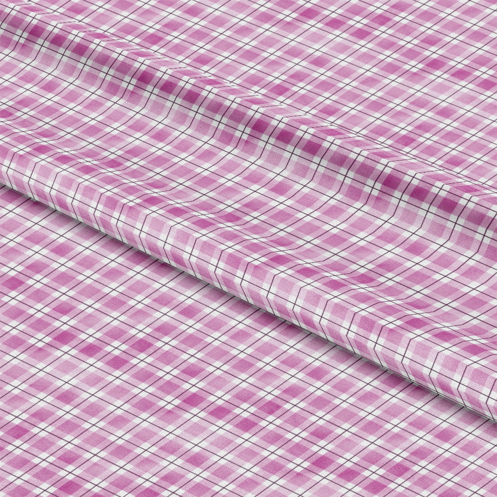 Watercolor Lumberjack Plaid Pattern 18 Quilting Cotton Fabric