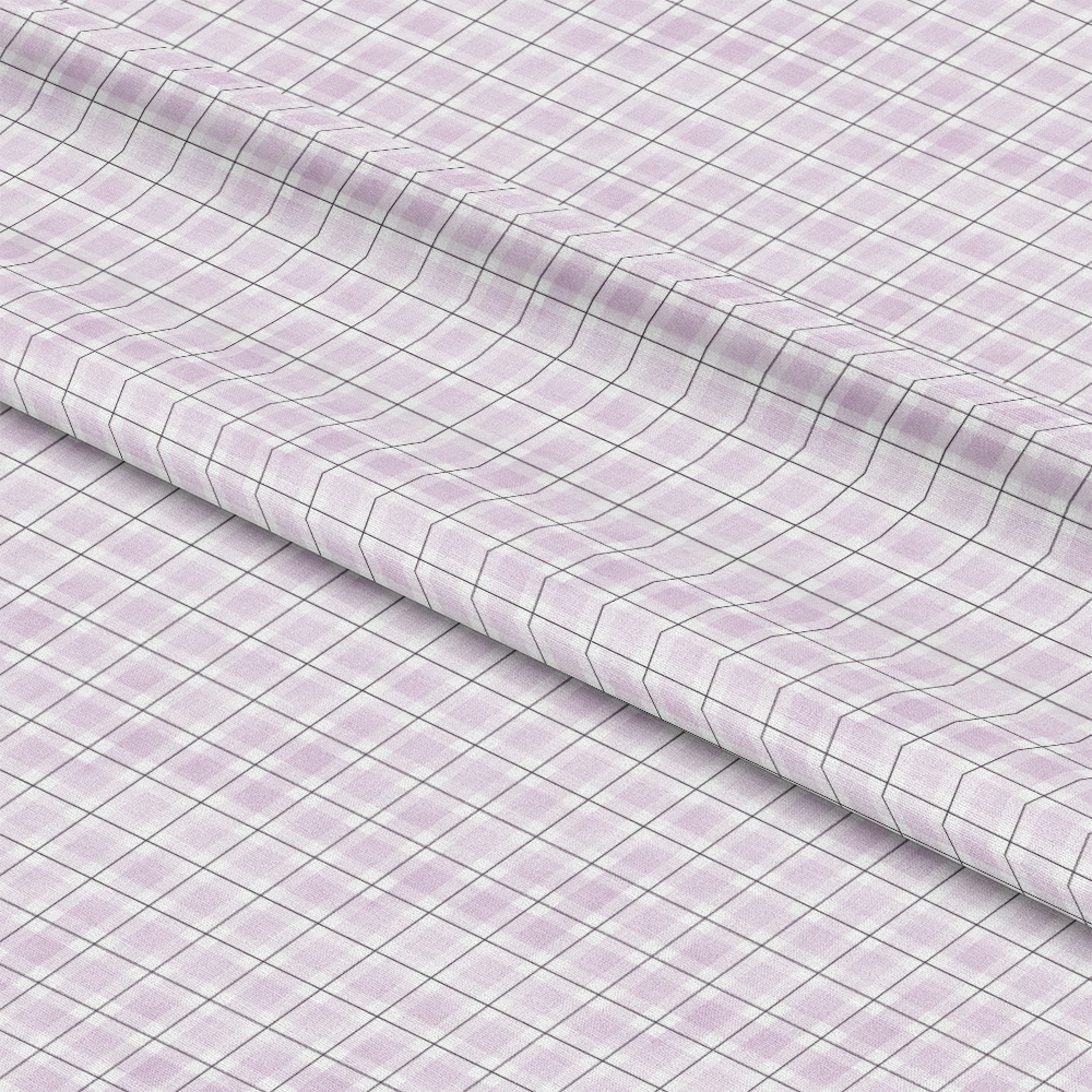 Watercolor Lumberjack Plaid Pattern 19 Quilting Cotton Fabric
