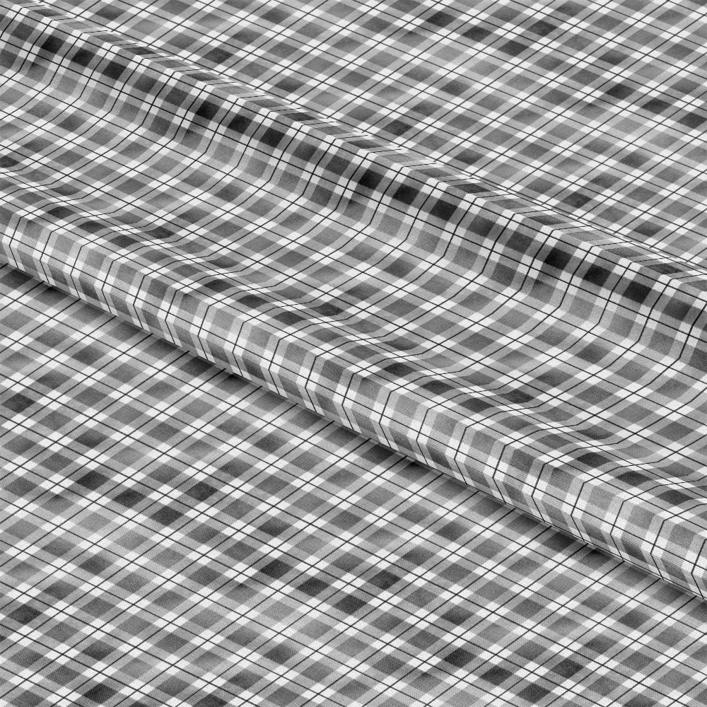 Watercolor Lumberjack Plaid Pattern 1 Quilting Cotton Fabric