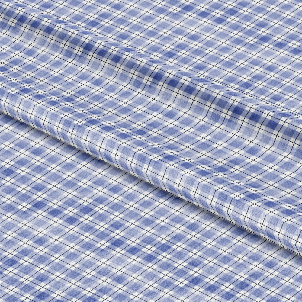 Watercolor Lumberjack Plaid Pattern 26 Quilting Cotton Fabric