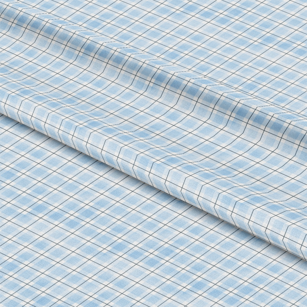 Watercolor Lumberjack Plaid Pattern 30 Quilting Cotton Fabric