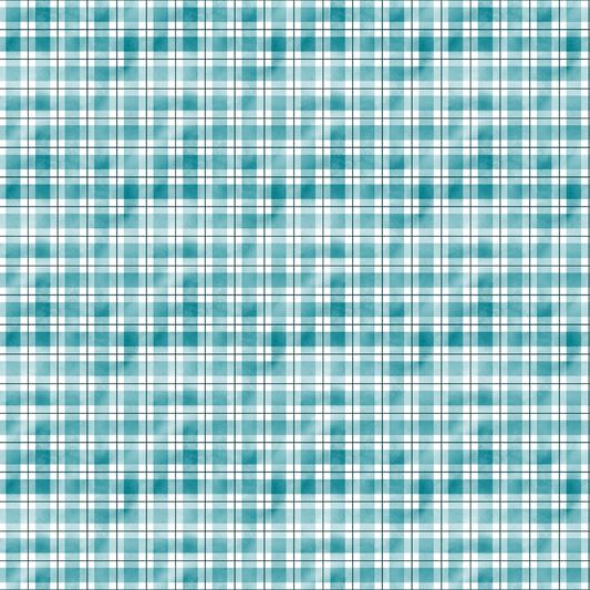 Watercolor Lumberjack Plaid Pattern 32 Quilting Cotton Fabric