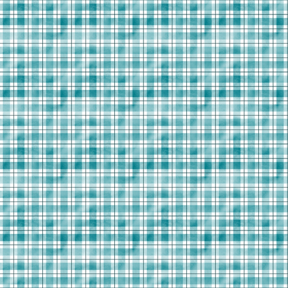 Sunwashed Tartan Pattern 32 Minky Fabric