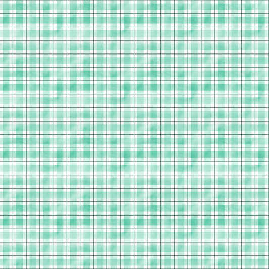 Watercolor Lumberjack Plaid Pattern 33 Quilting Cotton Fabric