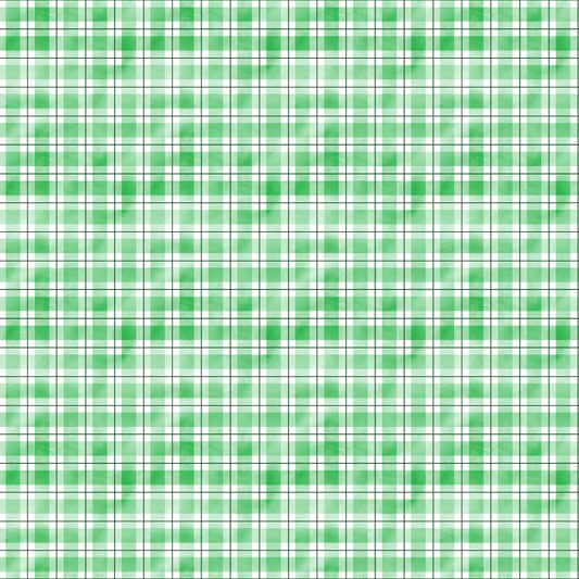 Watercolor Lumberjack Plaid Pattern 37 Quilting Cotton Fabric