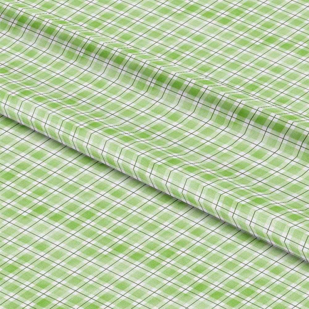 Watercolor Lumberjack Plaid Pattern 39 Quilting Cotton Fabric