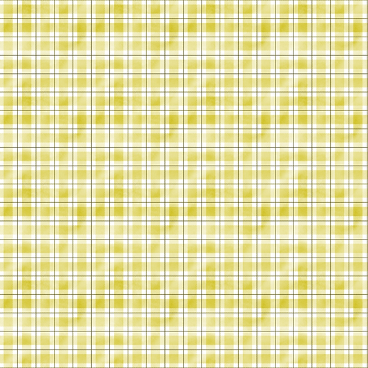 Watercolor Lumberjack Plaid Pattern 43 Quilting Cotton Fabric