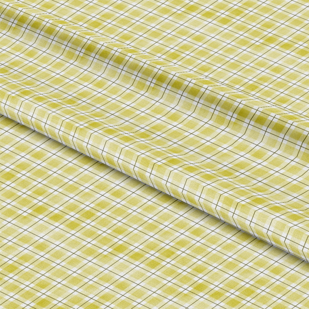 Watercolor Lumberjack Plaid Pattern 43 Quilting Cotton Fabric