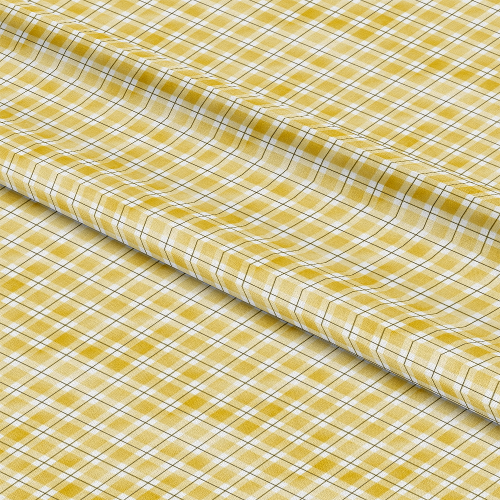 Watercolor Lumberjack Plaid Pattern 44 Quilting Cotton Fabric