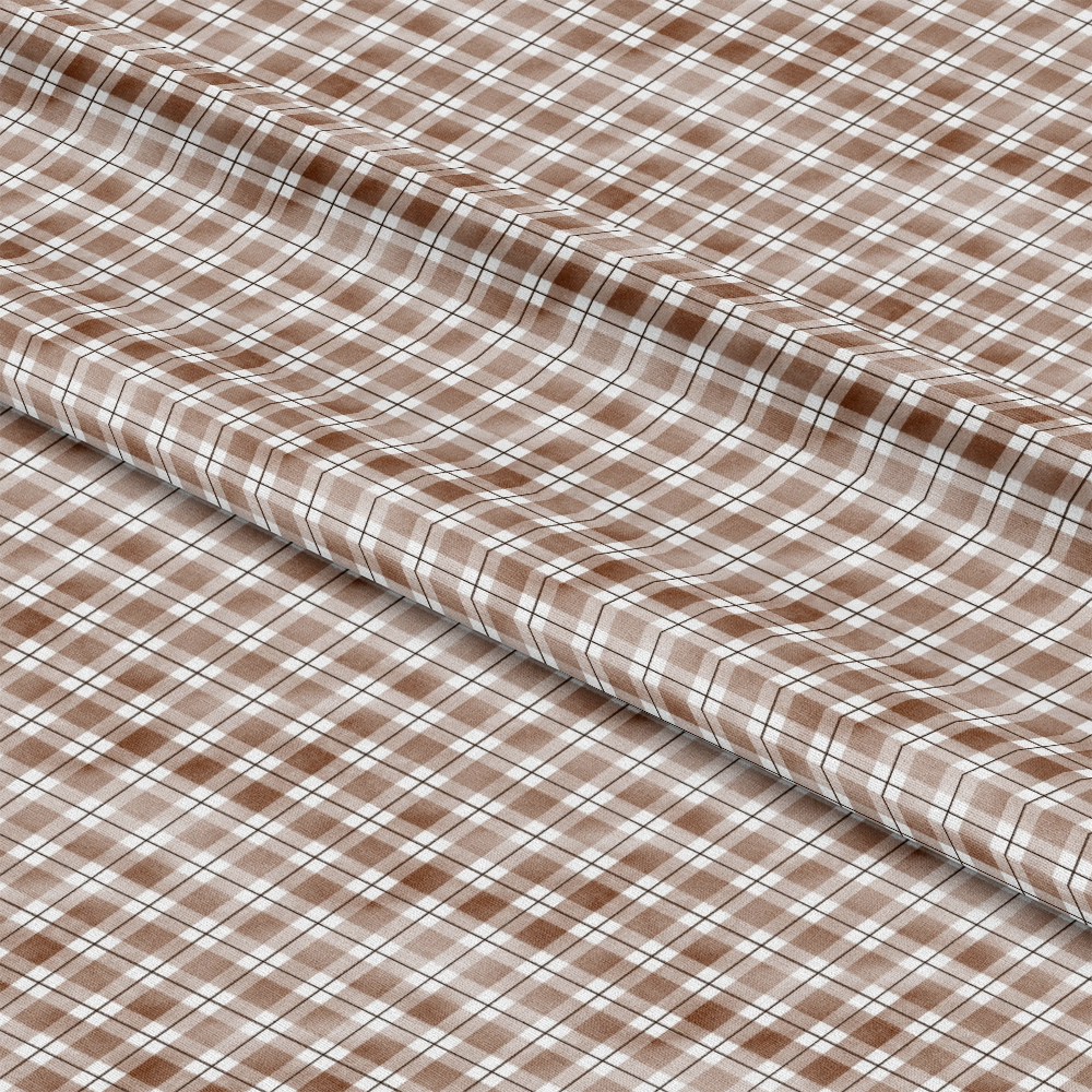 Watercolor Lumberjack Plaid Pattern 5 Quilting Cotton Fabric