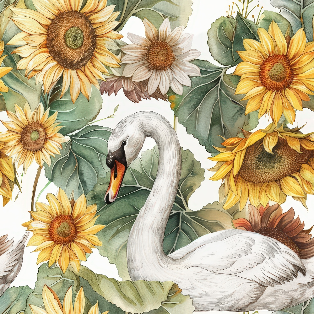 Cygnet Blooms Pattern 11 Minky Fabric