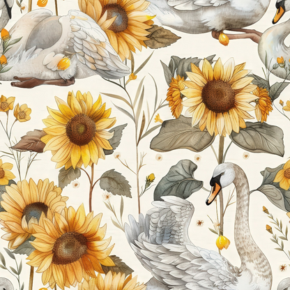 Cygnet Blooms Pattern 9 Minky Fabric