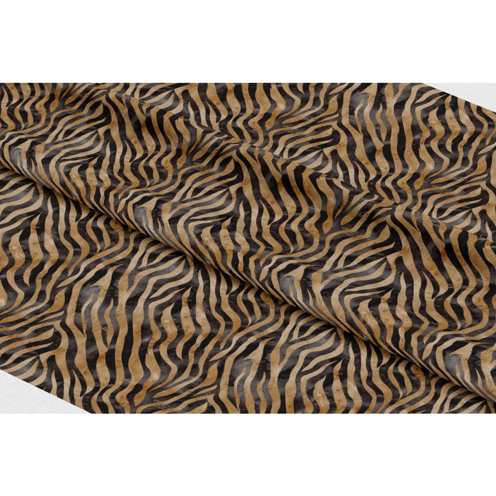 Watercolor Tiger Print 1 Quilting Cotton Fabric