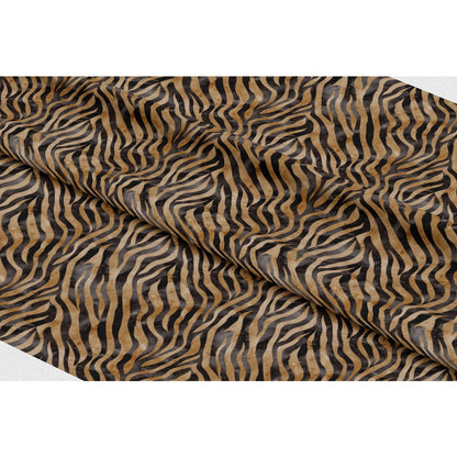 Watercolor Tiger Print 1 Quilting Cotton Fabric