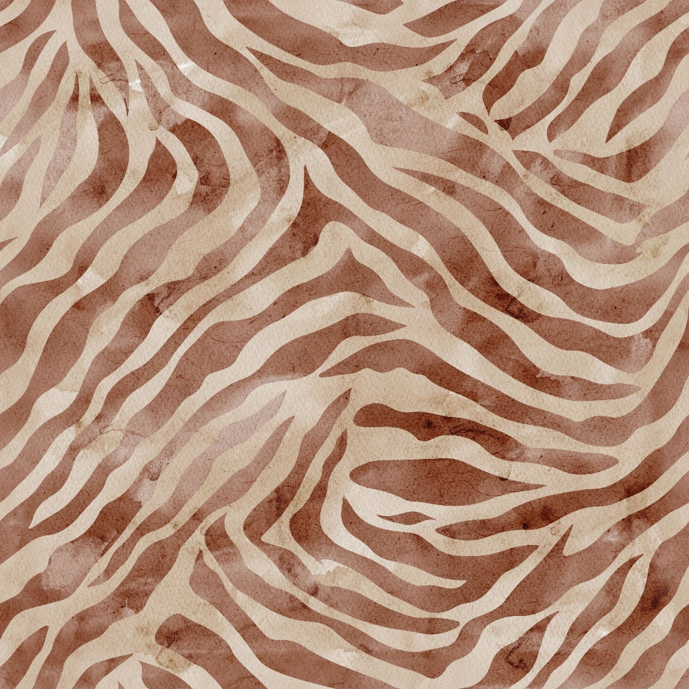 Watercolor Tiger Print 2 Minky Fabric