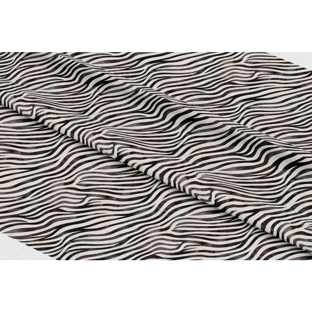 Watercolor Zebra Print 1 Quilting Cotton Fabric