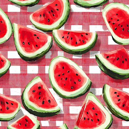 Summer Melon Slices Pattern 13 Minky Fabric