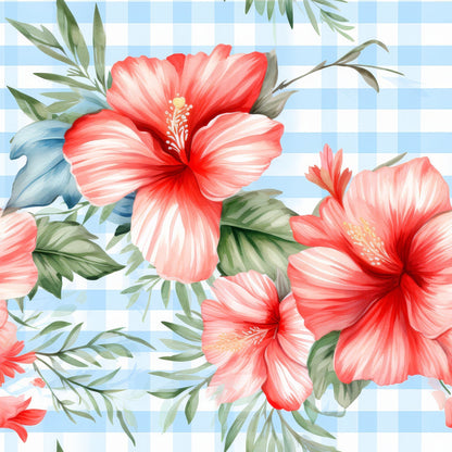 Picnic Blooms Pattern 2 Minky Fabric