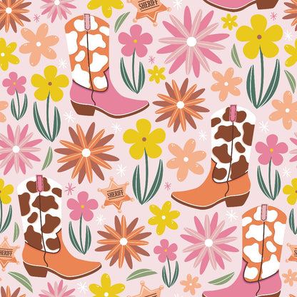Rodeo Blooms Pattern 7 Minky Fabric