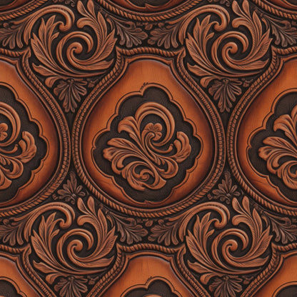 Saddle Blossom Pattern 1 Minky Fabric