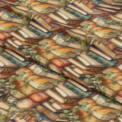 Whimsical Library Pattern 18 Quilting Cotton Fabric