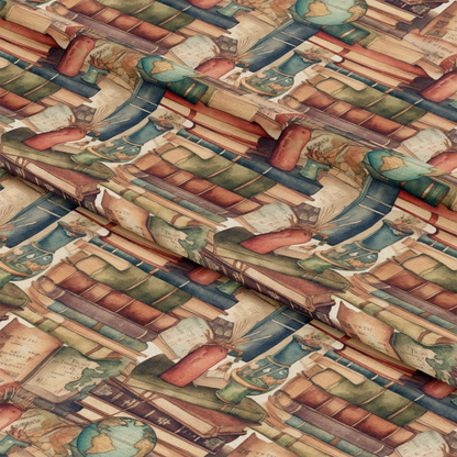 Whimsical Library Pattern 7 Quilting Cotton Fabric