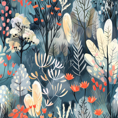 Twilight Grove Pattern 1 Minky Fabric