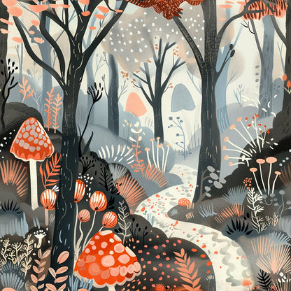 Twilight Grove Pattern 2 Minky Fabric