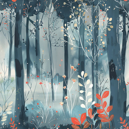 Twilight Grove Pattern 5 Minky Fabric