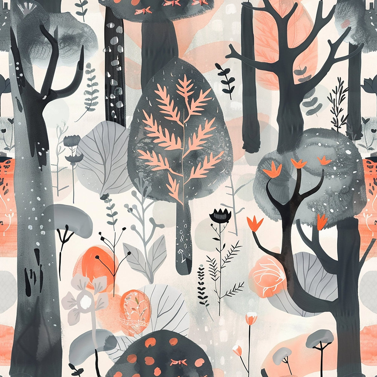 Twilight Grove Pattern 7 Minky Fabric