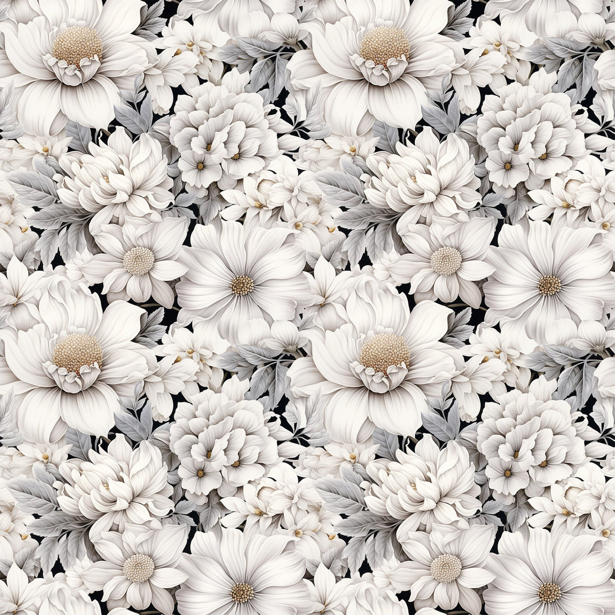 Porcelain Petals Pattern 11 Minky Fabric