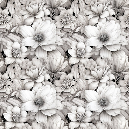 Porcelain Petals Pattern 4 Minky Fabric