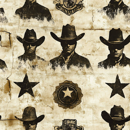 Frontier Outlaws Pattern 8 Minky Fabric