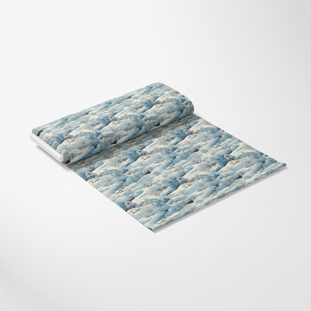 Winter Scenery Pattern 13 Quilting Cotton Fabric
