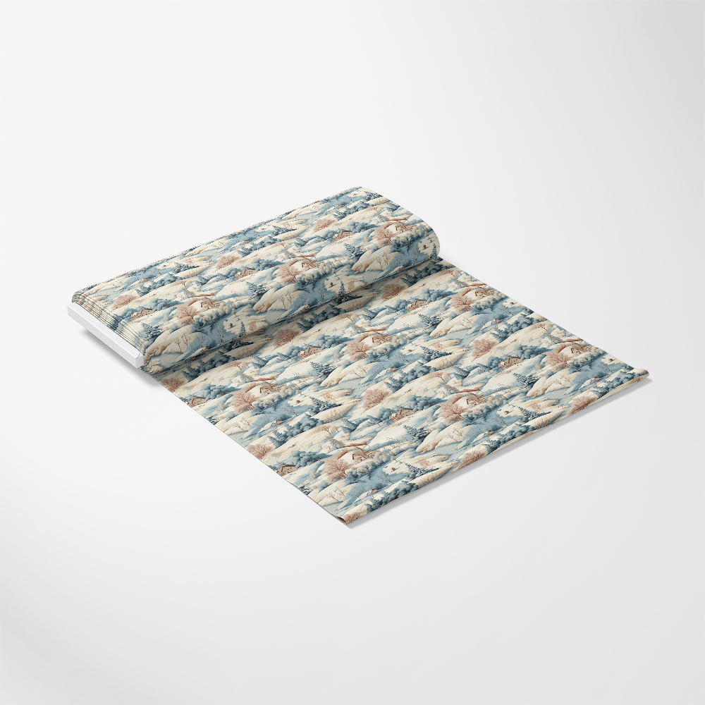 Winter Scenery Pattern 18 Quilting Cotton Fabric