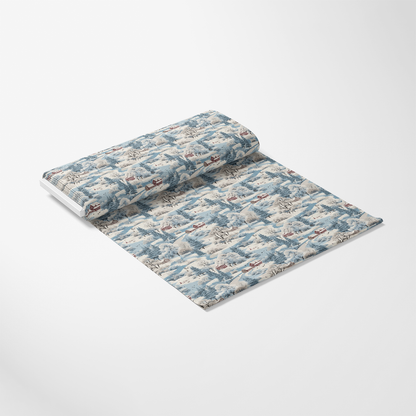 Winter Scenery Pattern 19 Quilting Cotton Fabric